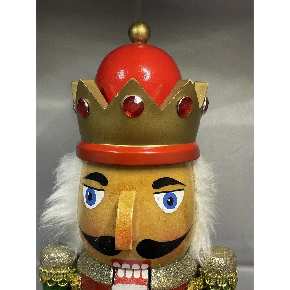 20‎ Inch Nutcracker King With Staff And Crown From Hobby Lobby , Christmas Decor